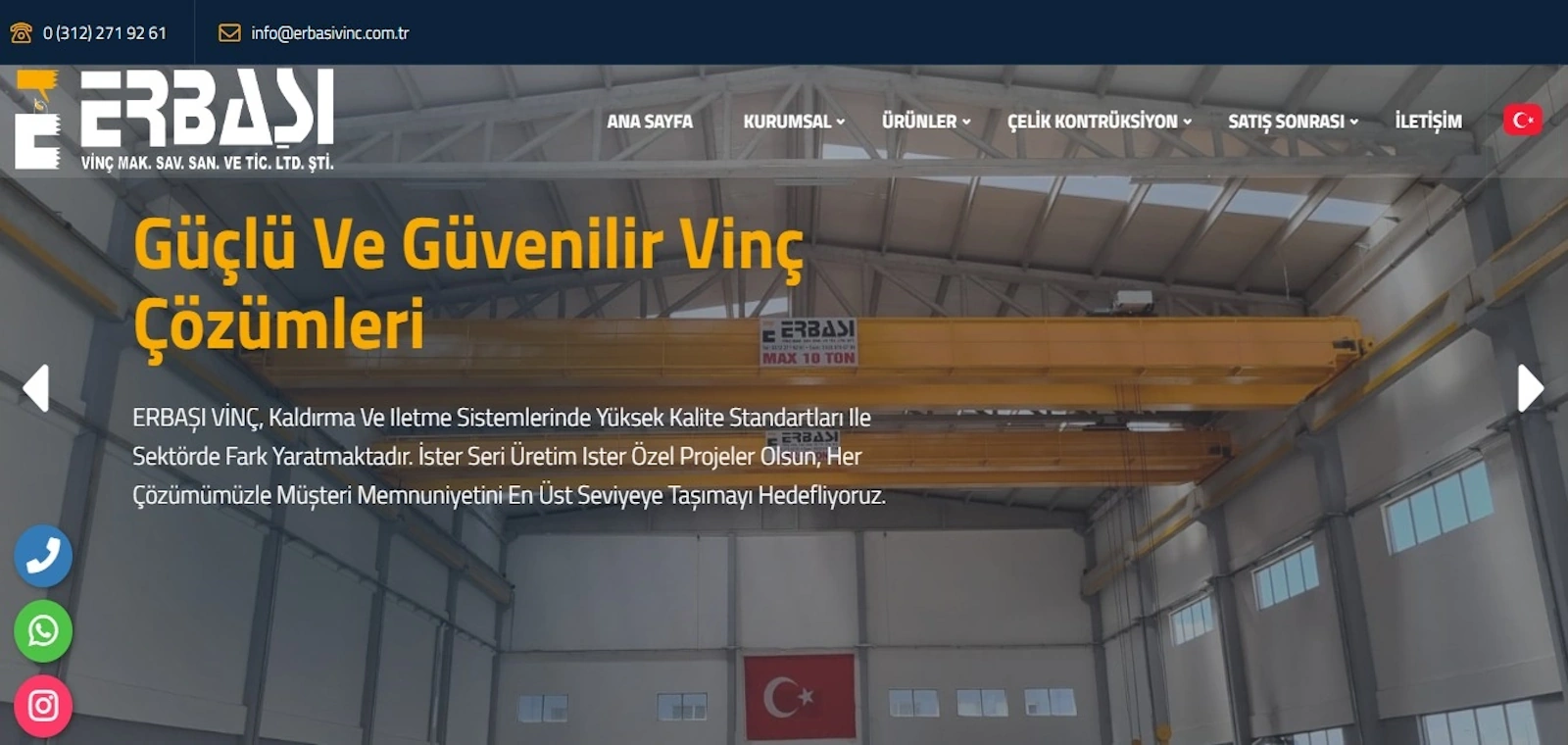 Erbaşı Vinç Makine